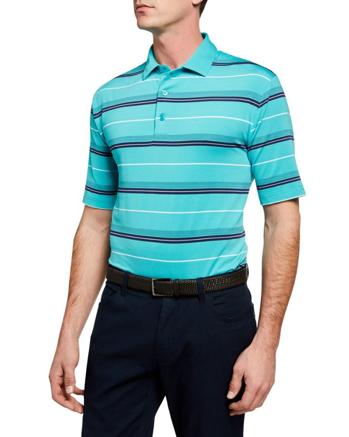 Men's Regimental Herringbone Polo