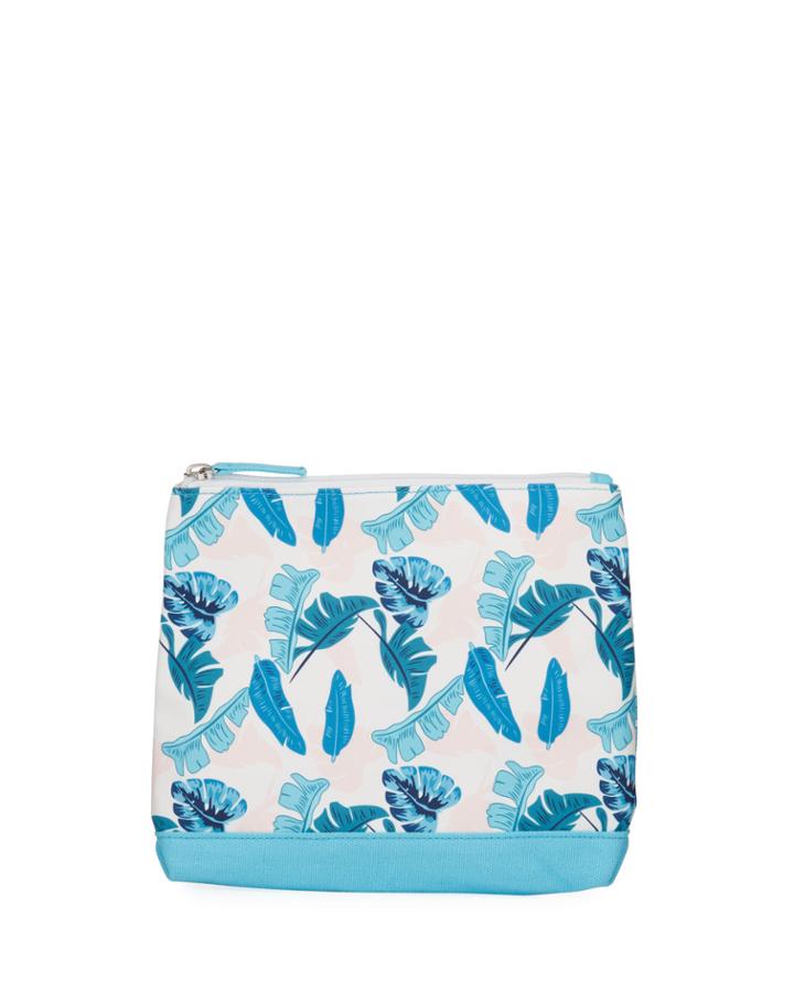 Leaves Canvas Cosmetics Bag