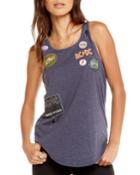 Rock Patchwork Tie-back Tank