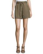 High-waist Self-tie
