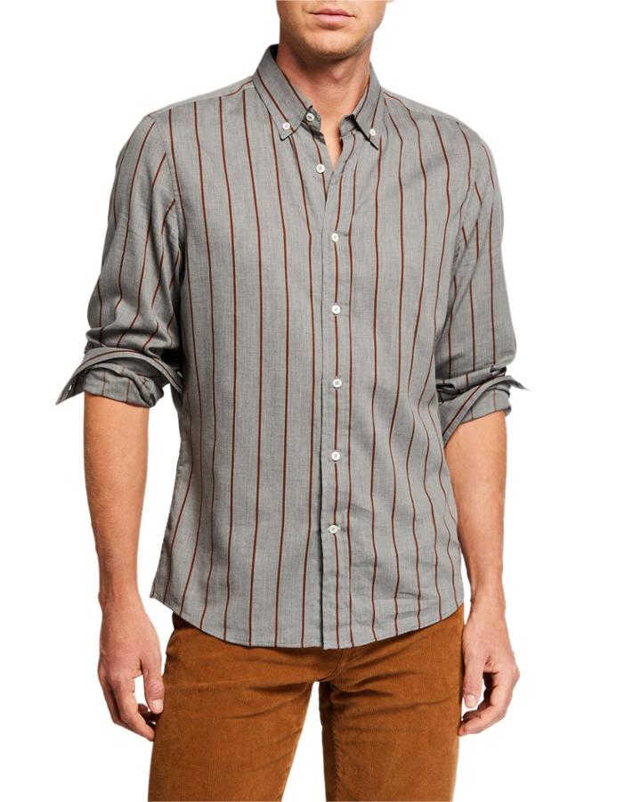 Men's Striped Long-sleeve