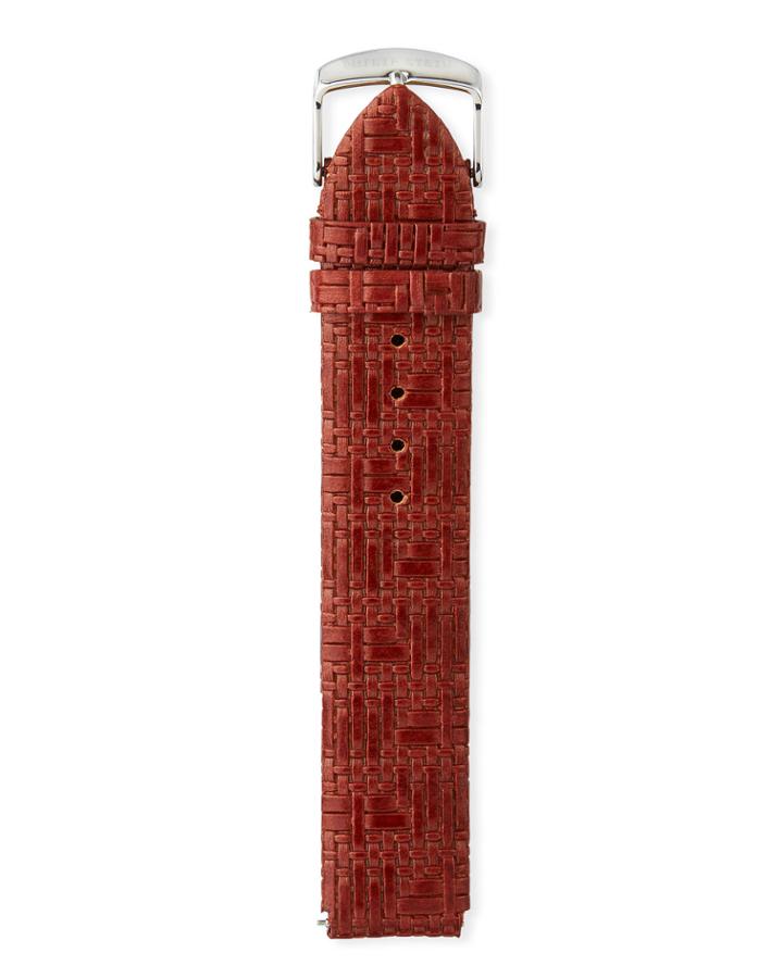 Boxed 20mm Woven Leather Watch