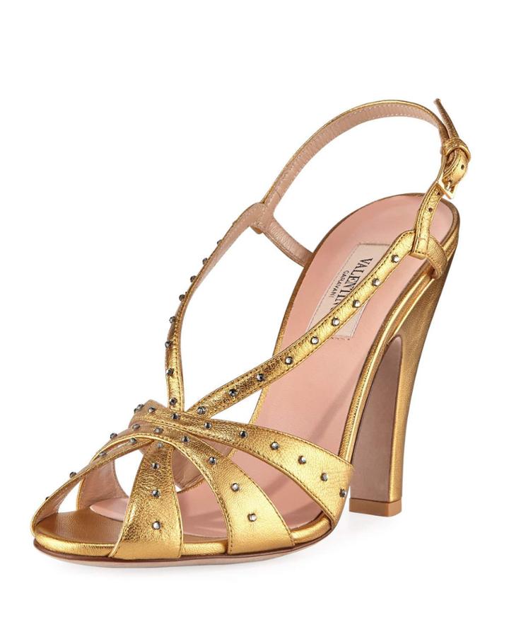 Metallic Crystal-embellished