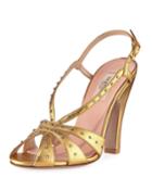 Metallic Crystal-embellished