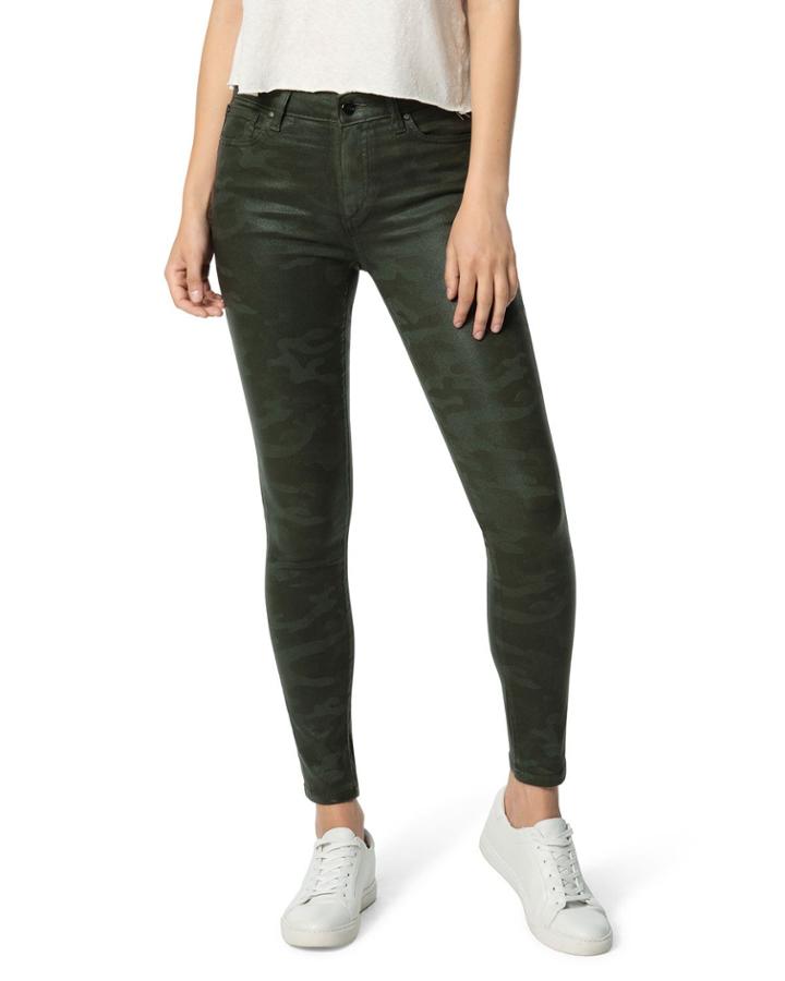 The Icon Ankle Skinny Coated Jeans