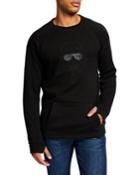 Men's Embroidered Head Pullover
