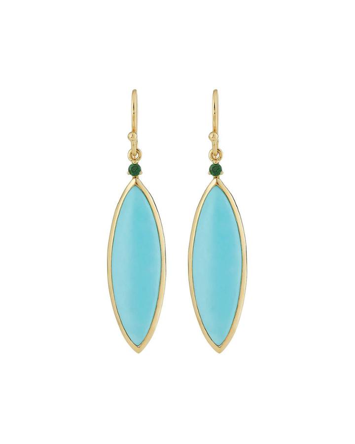 Prisma Linear Turquoise Earrings