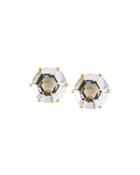 Gemma 18k Round Clear Quartz
