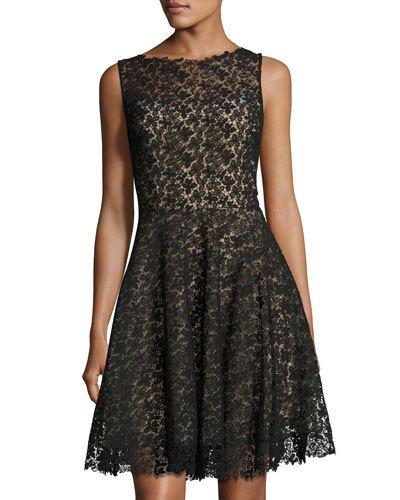 Sleeveless Illusion A-line