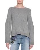 Knit High-low Cashmere