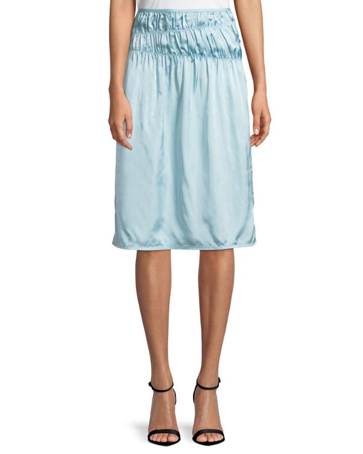 Ruched Satin