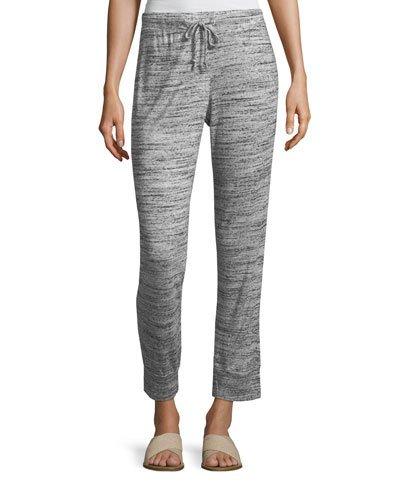 Knit Banded-cuff Ankle Pants