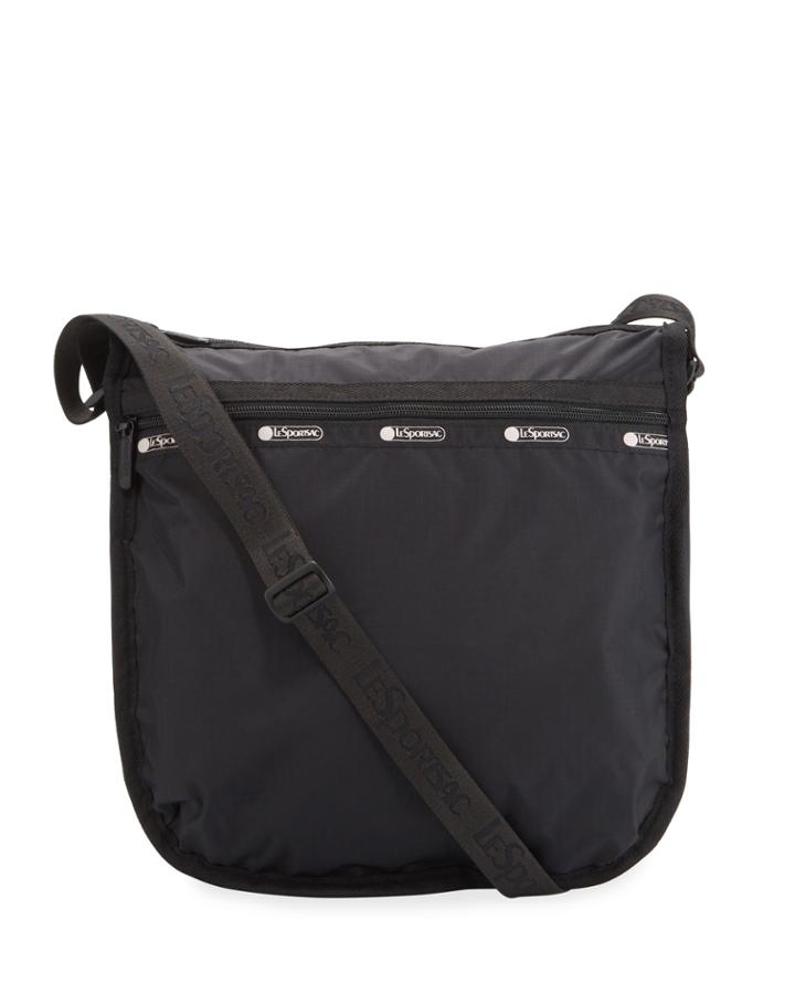 Rebecca Top-zip Nylon Hobo Bag