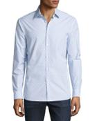Watson Diamond-print Mouline Long-sleeve