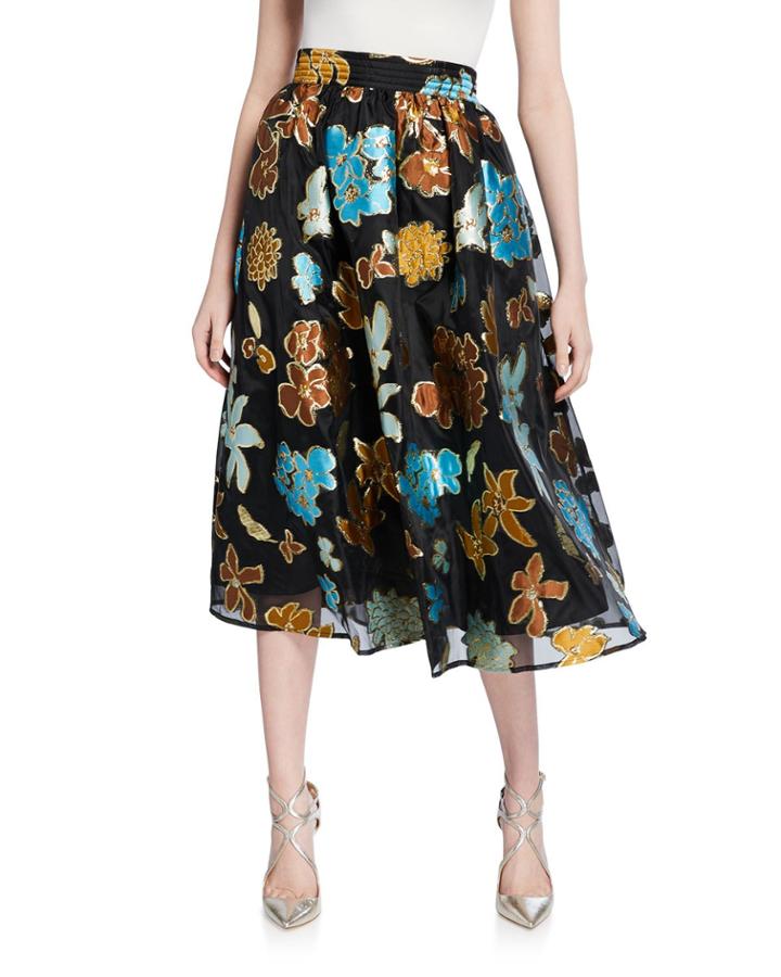 Laila Floral Metallic