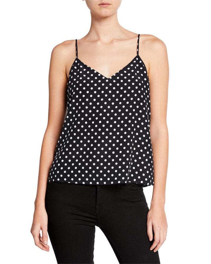 Layla Polka-dot Spaghetti-strap