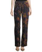 Ori Floral-print Wide-leg