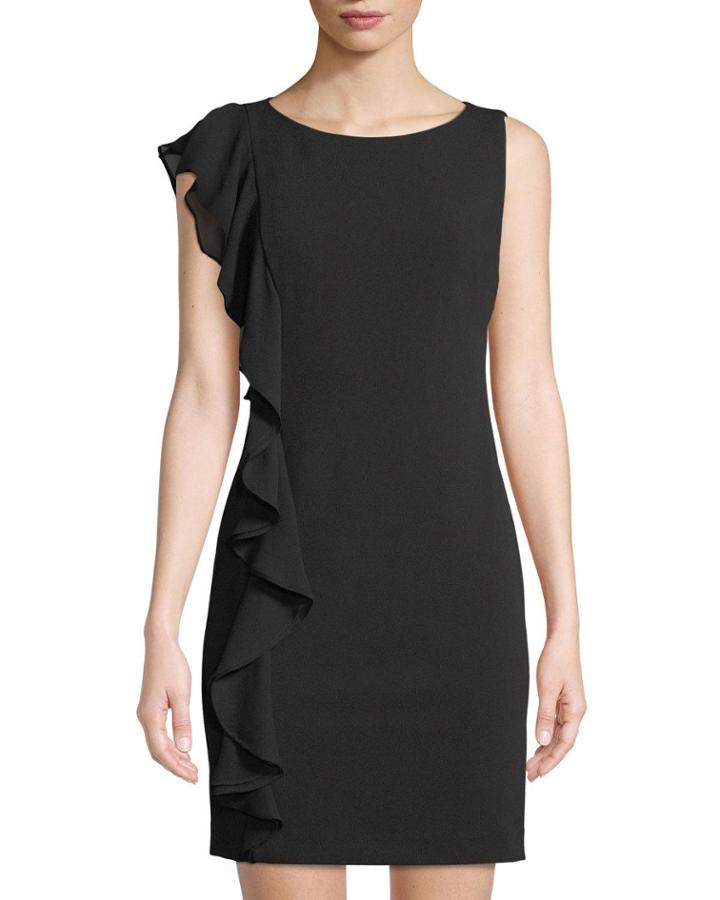 Cascading Ruffle Sleeveless