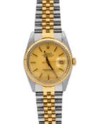 Pre-owned 36mm Men's Oyster Perpetual Datejust Two-tone Watch