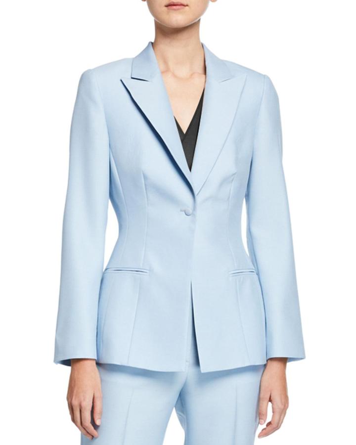 Theron Classic Wool-silk Blazer
