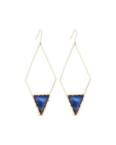 Azzurra 14k Diamond-shape Hoop Earrings