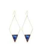 Azzurra 14k Diamond-shape Hoop Earrings
