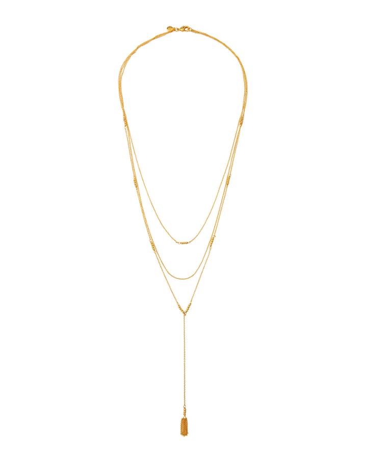 Joplin Layered Lariat Necklace