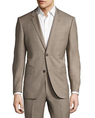 Two-button Sharkskin Two-piece