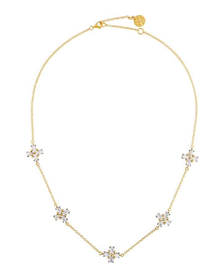 Fleur Bloom Station Necklace
