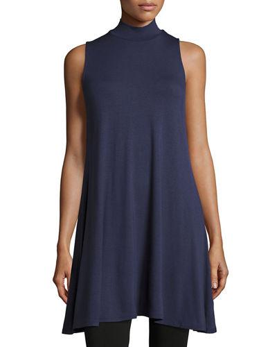 Mock-neck Jersey