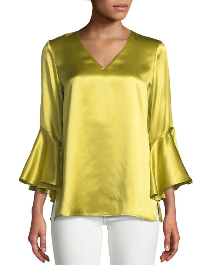 Emmalyn Luxe Charmeuse Blouse