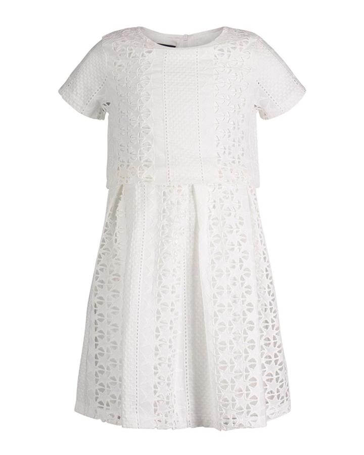 Short-sleeve Summer Lace Dress,