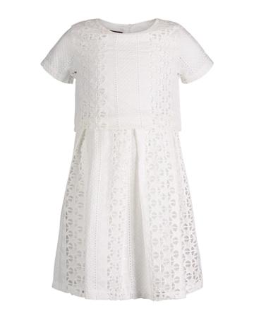Short-sleeve Summer Lace Dress,