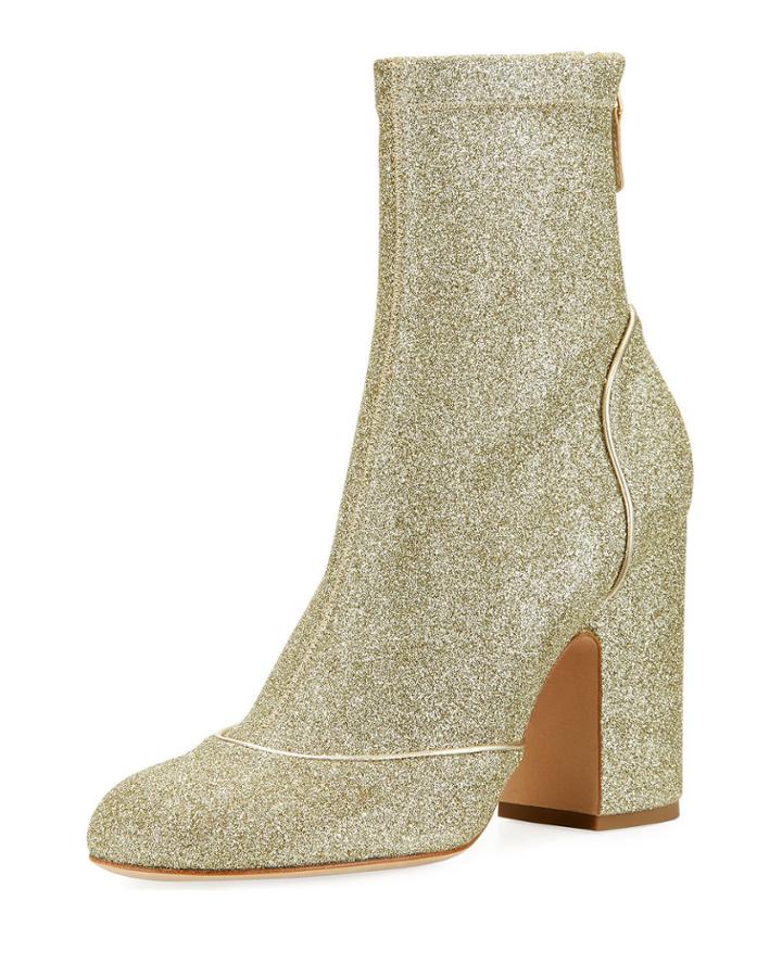 Melody Glitter Block-heel Boot