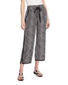 Lulu Cropped Floral-print