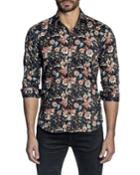 Men's Tapestry Floral Print Woven