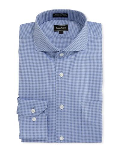 Non-iron Dobby Grid Dress