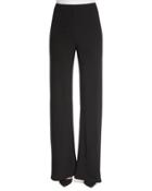 Gala Straight-leg Cady Pants, Black