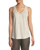 Monili-beaded Linen