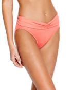 Ruched Fold-over Bikini Bottoms