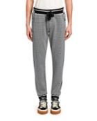 Men's Houndstooth Logo Track Pants