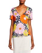 Ida Floral-print Short-sleeve T-shirt