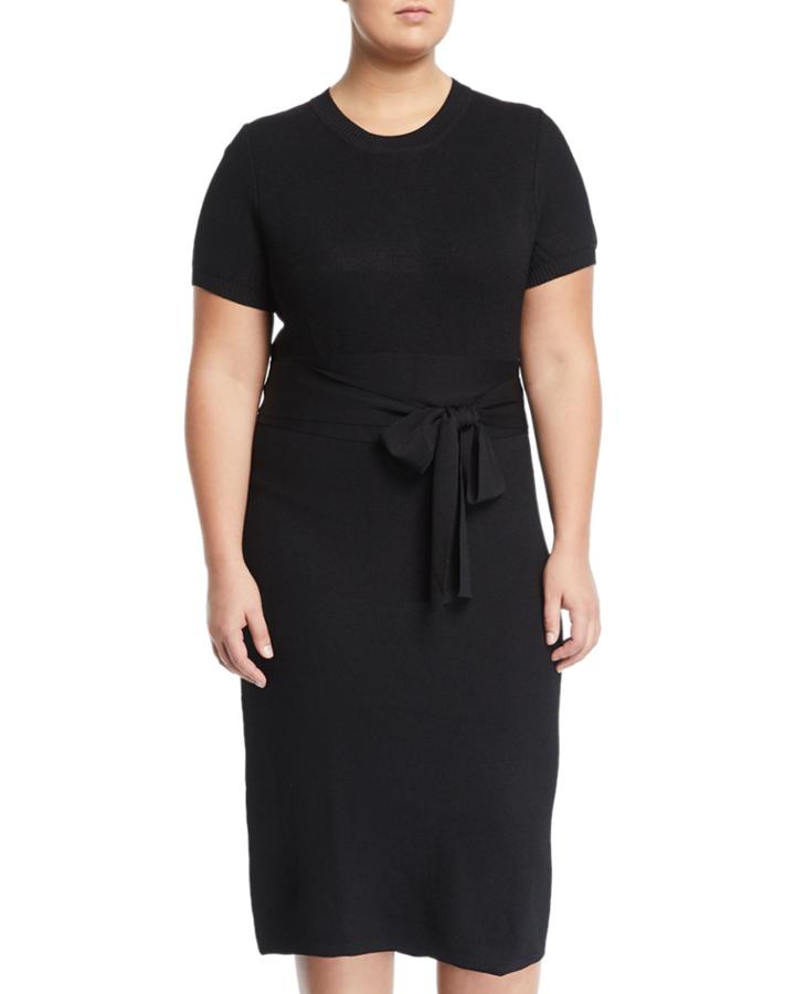 Conall Short-sleeve Mesh-back Dress,