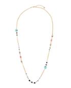 Long Multi-stone Necklace,