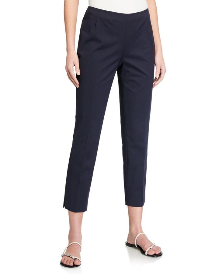 Stanton Curvy Slim-leg Ankle Pants