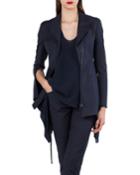 Double-face Stretch-sateen Jacket
