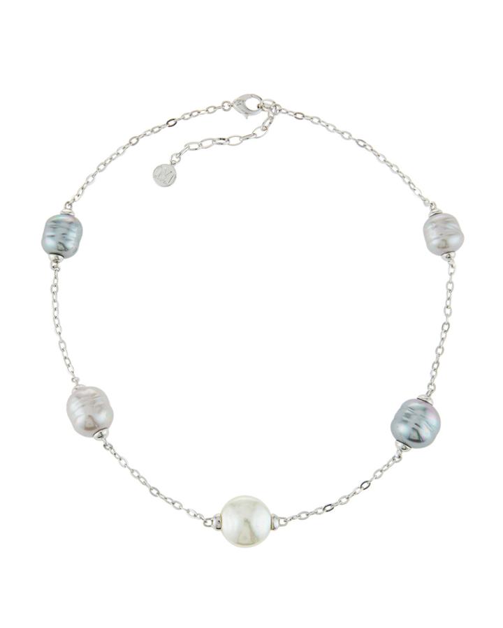 Baroque & Coin Pearl Necklace