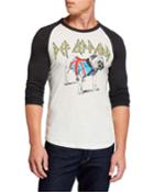 Men's Def Leppard British Bulldog Baseball T-shirt