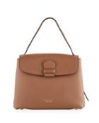 Calf Leather Satchel Bag With