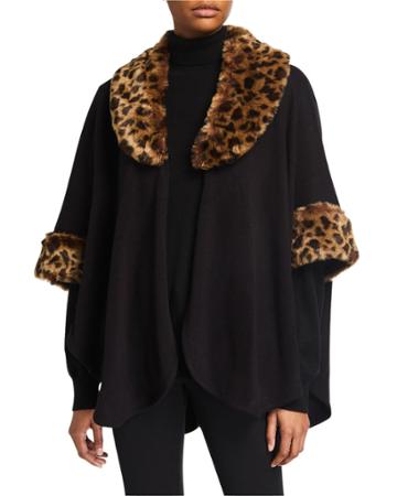Faux Fur Cape Vest